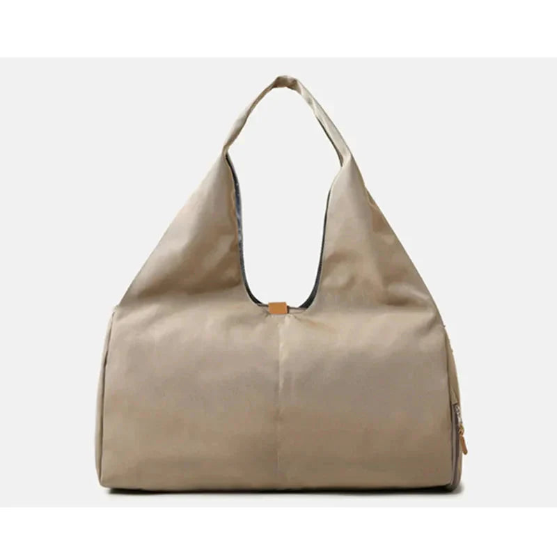 Gym Bag for Women Waterproof Sports Bag with Shoe Pocket, perfect for active lifestyles and stylish organization.